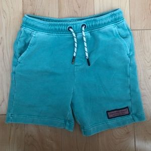 Vineyard Vines Boys’ Knit Jetty Shorts in Aqua (Size 6)
